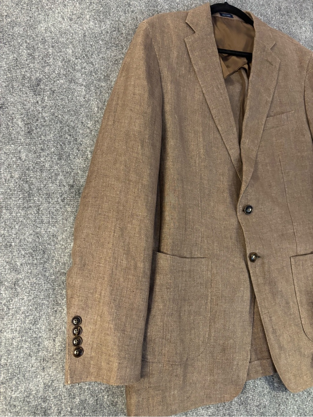 Peter Millar Crown Crafted Men’s Size 42L  100% Linen Blazer MS23XJ09 Preppy - Picture 3 of 12